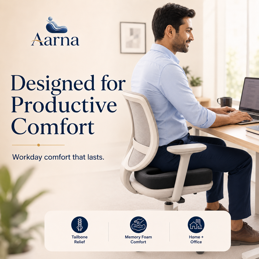 Cushion on an office chair
