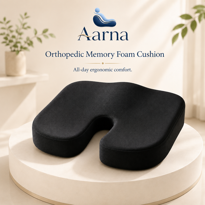 Aarna Orthopedic Memory Foam Seat Cushion