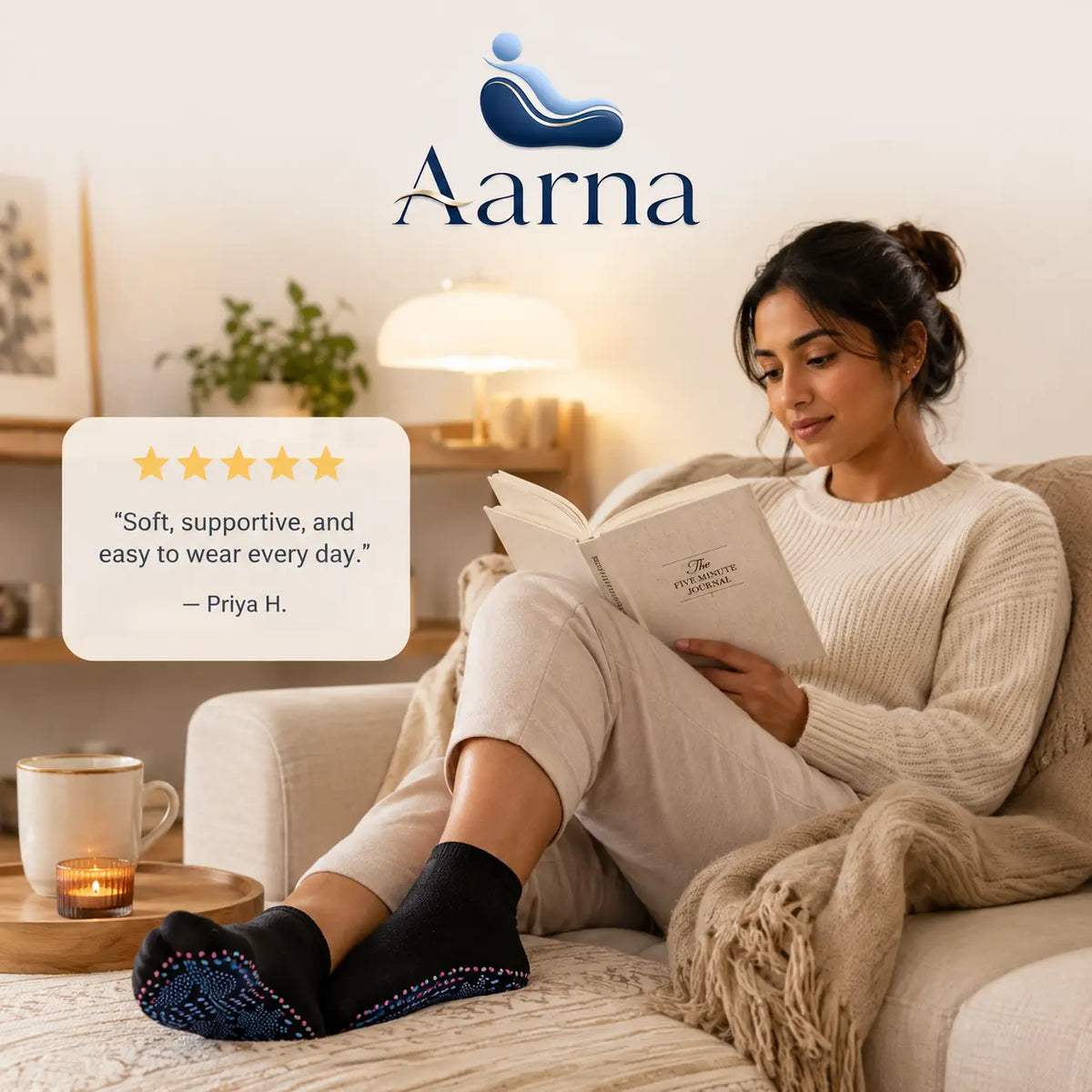 Aarna Everyday Compression Socks – product view 6
