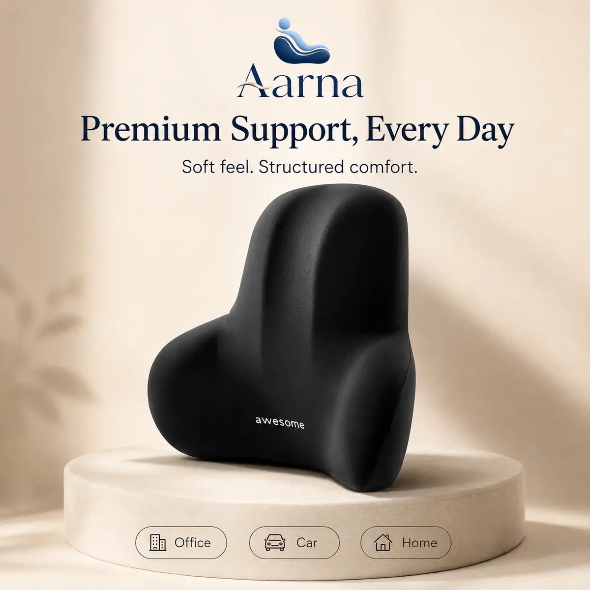 Aarna lumbar support cushion product features