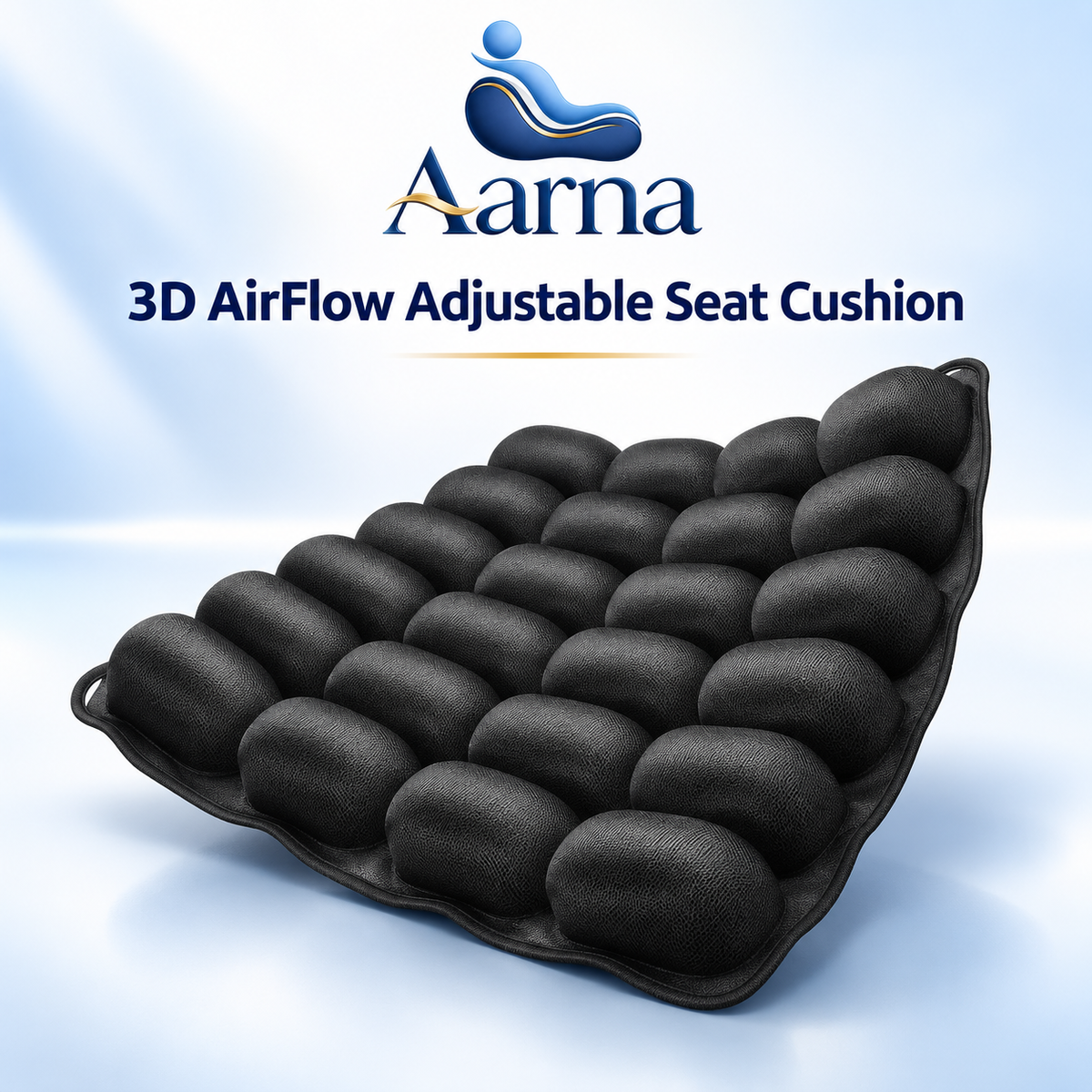 Aarna 3D AirFlow Adjustable Seat Cushion Aarna