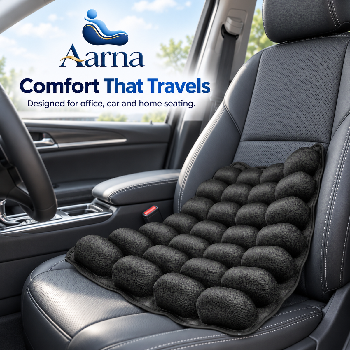 Aarna 3D AirFlow Adjustable Seat Cushion Aarna