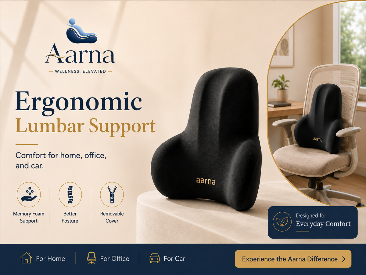 Lower-Back Support Built for Long Sitting